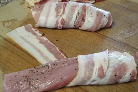 Мясо в беконе под цитрусовым маринадом: шаг 4