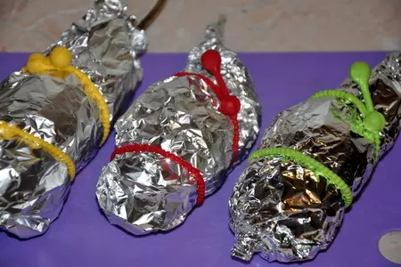 Закуска из фаршированных баклажанов (дуэль): шаг 2