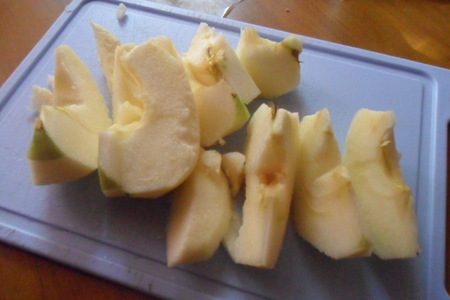 Куриное филе в лимонном соусе с яблоками: шаг 3