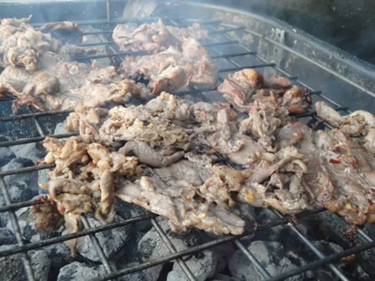Тонкое мясо на гриле: шаг 4