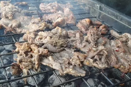 Тонкое мясо на гриле: шаг 4