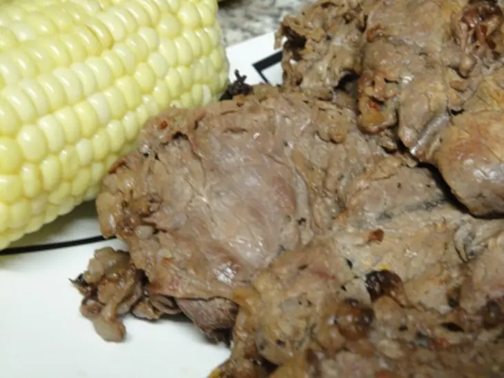 Тонкое мясо на гриле: шаг 9