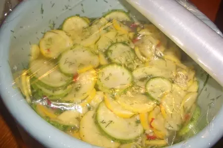 Маринованные кабачки быстрого приготовления.: шаг 8