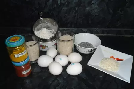 Башенки из печенья, сливочного крема и маракуйевого соуса "pour tous mes amis!": шаг 1