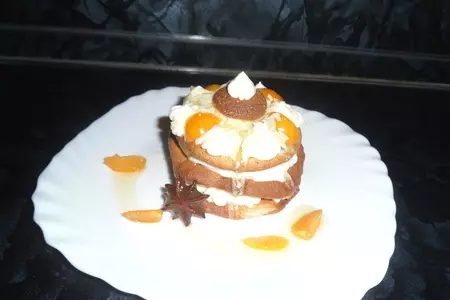 Башенки из печенья, сливочного крема и маракуйевого соуса "pour tous mes amis!": шаг 23
