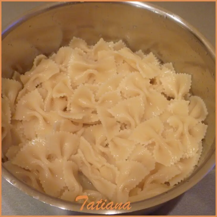Farfalle (бантики) с овощами и индейкой ( фм ): шаг 7