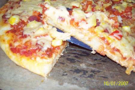 Пицца из творожного теста с кабачками.фм эстафета.: шаг 7