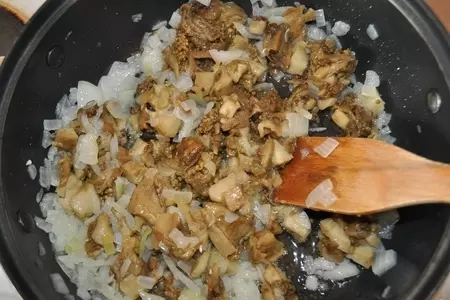 Фаршированные баклажаны,под сырной корочкой: шаг 4