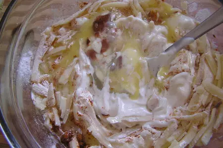 Пикантная творожная запеканка с кабачками. фм-эстафета.: шаг 3