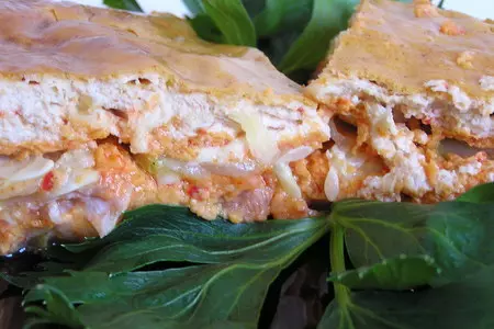 Пикантная творожная запеканка с кабачками. фм-эстафета.: шаг 6