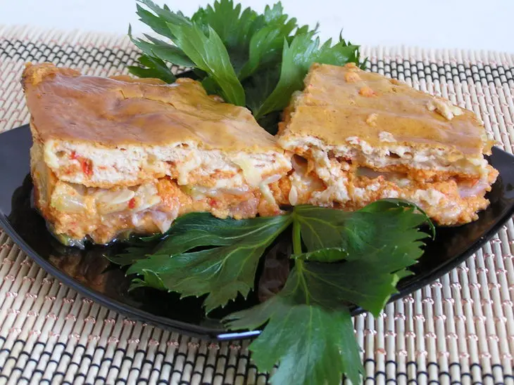 Пикантная творожная запеканка с кабачками. фм-эстафета.: шаг 7