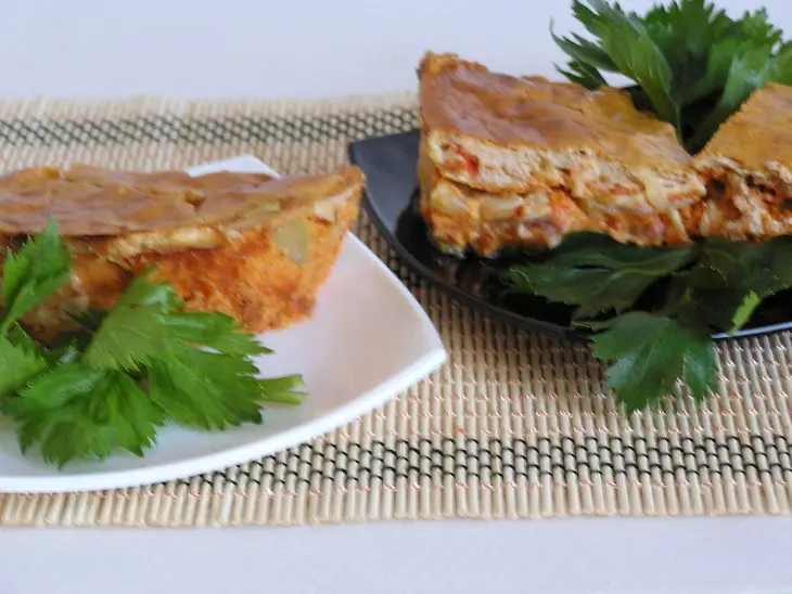 Пикантная творожная запеканка с кабачками. фм-эстафета.: шаг 8