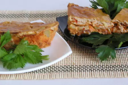 Пикантная творожная запеканка с кабачками. фм-эстафета.: шаг 8