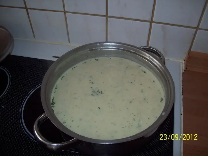 Суп-пюре из цукини и спаржи с сыром.фм эстафета.: шаг 5