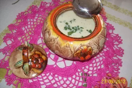 Суп-пюре из цукини и спаржи с сыром.фм эстафета.: шаг 6