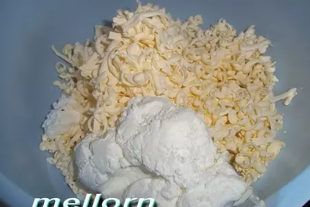 Кукурузно-пшеничное печенье с сыром и семечками: шаг 1