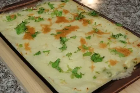 Рыбный пай с зелёным горошком: шаг 8