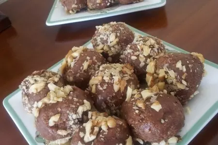 Пироженое «картошка с орехами»: шаг 1