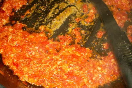 Чыгыртма с помидорами и яйцом: шаг 5