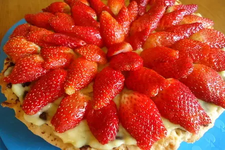 Тарт с клубникой и заварным кремом: шаг 9