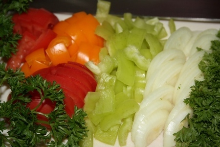 Турецкий салат из белой фасоли (fasulye-piyaz).: шаг 2