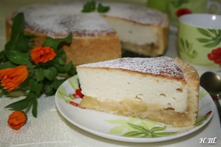 Сырный тарт с яблоками(нормандия). (дуэль): шаг 8