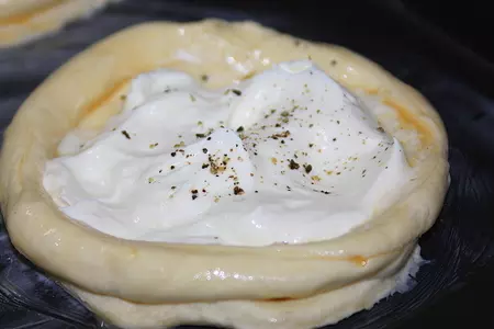 Тарталетки с козьим сыром и хреном. дашулин подарок в обработке.: шаг 6