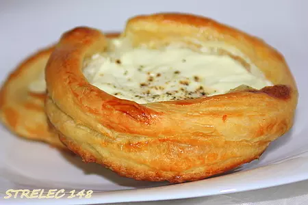 Тарталетки с козьим сыром и хреном. дашулин подарок в обработке.: шаг 8