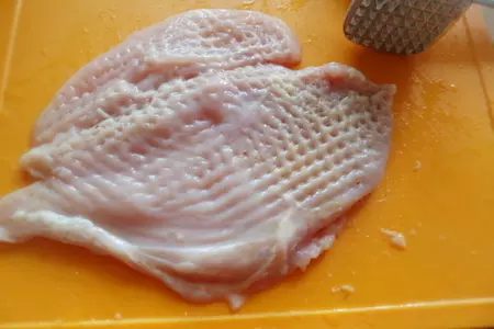 Куриные рулетики с овощами: шаг 1