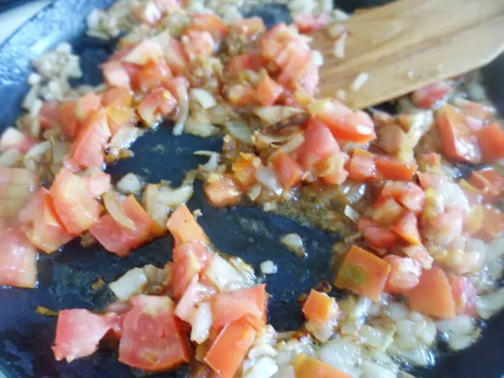 Куриные рулетики с овощами: шаг 3