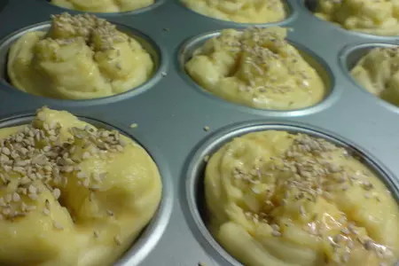 Булочки-рулетики сырно-кунжутные: шаг 6
