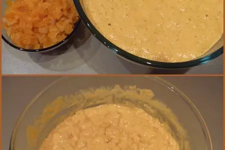 Тыквенные оладьи с курагой: шаг 4