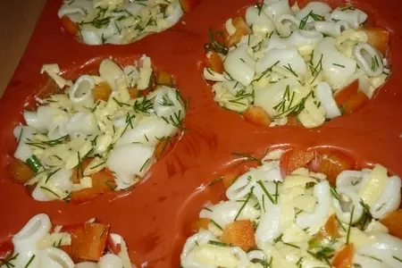 Макаронные кексы-монстрики: шаг 5