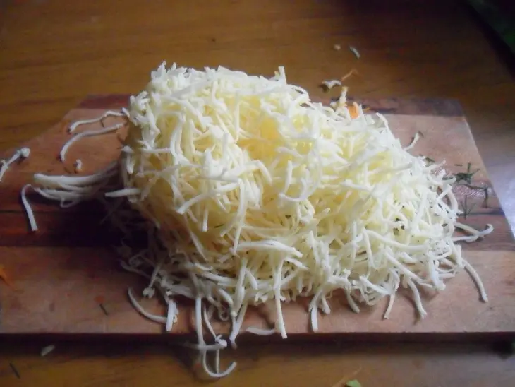 Тыквенный хлеб с зелёным луком и сыром: шаг 2