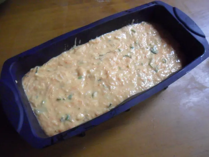 Тыквенный хлеб с зелёным луком и сыром: шаг 5