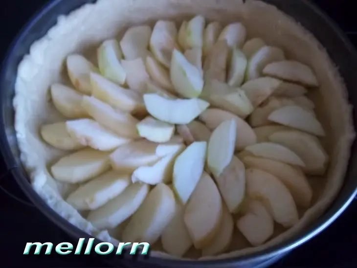 Творожный пирог с яблоками: шаг 9