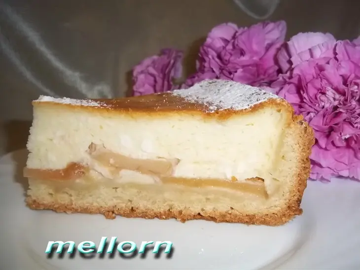 Творожный пирог с яблоками: шаг 12