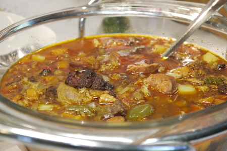 Lentejas con chorizo. (густой чечевичный суп с чоризо и кровяной колбасой): шаг 7