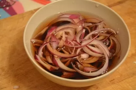 Римский салат с фасолью (insalata di fagioli alla romana): шаг 5