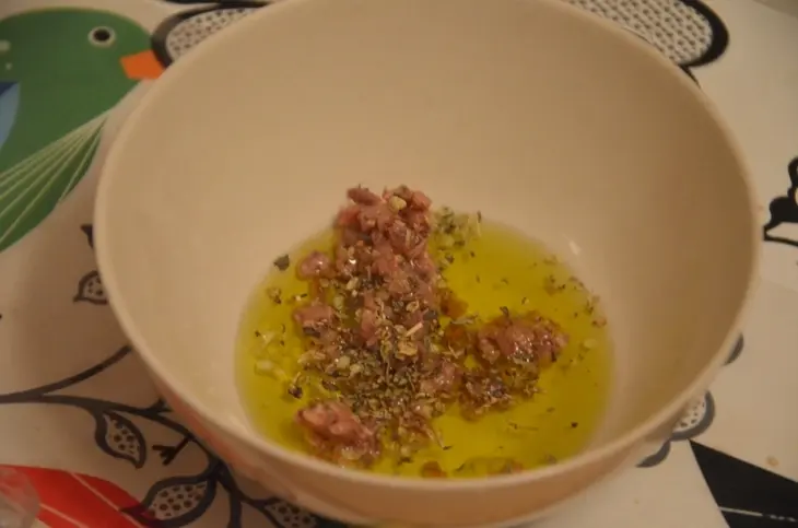 Римский салат с фасолью (insalata di fagioli alla romana): шаг 6