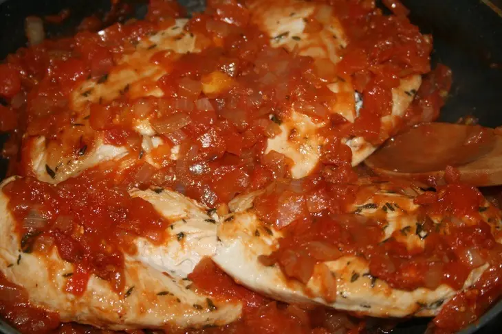 Западно-африканская курица с рисом: шаг 8