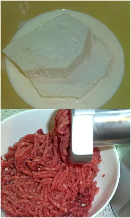 Слоеный мясной хлеб: шаг 2