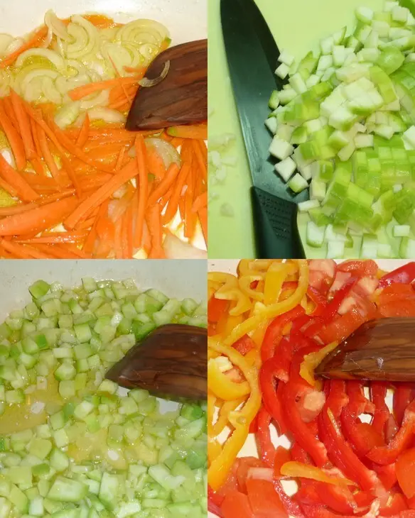 Слоеный мясной хлеб: шаг 3
