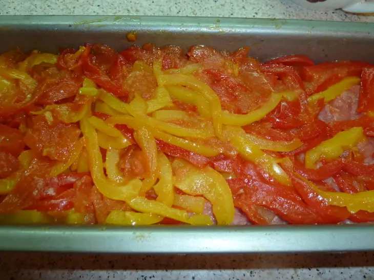 Слоеный мясной хлеб: шаг 6