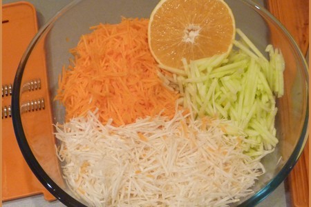 Салат из тыквы десертно-витаминный: шаг 2