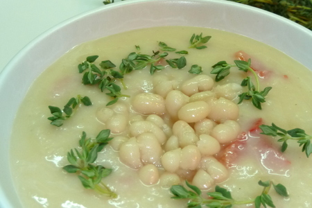 Комплексный обед "бобовая феерия"( нежный фасолевый суп, кошери и сладкий паштет из чечевицы к чаю): шаг 9