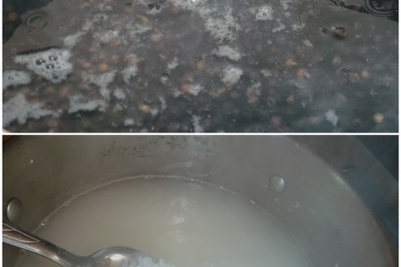 Комплексный обед "бобовая феерия"( нежный фасолевый суп, кошери и сладкий паштет из чечевицы к чаю): шаг 11