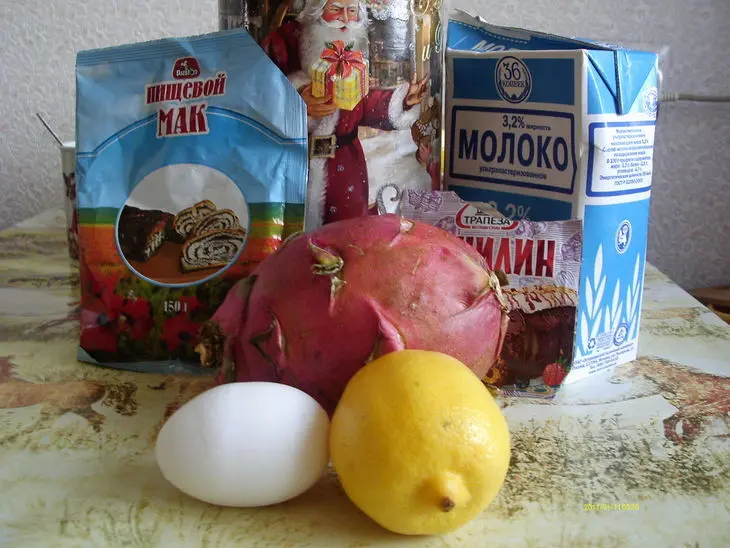 Маково-маракуевый пломбир.: шаг 1