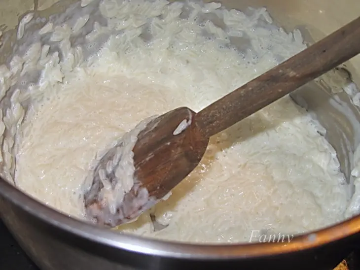 Пудинг из копченой рыбы с рисом: шаг 5
