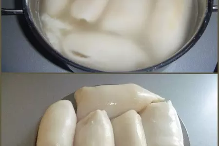 Салат кальмаровый: шаг 3